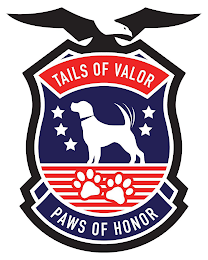 TAILS OF VALOR PAWS OF HONOR logo