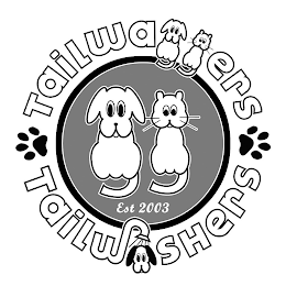TAILWAGGERS TAILWASHERS EST 2003 logo