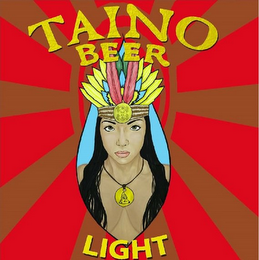 TAINO BEER LIGHT logo