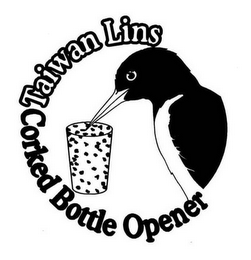TAIWAN LINS CORKED BOTTLE OPENER logo