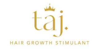 TAJ. HAIR GROWTH STIMULANT logo
