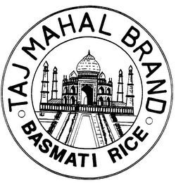 TAJ MAHAL BRAND BASMATI RICE logo