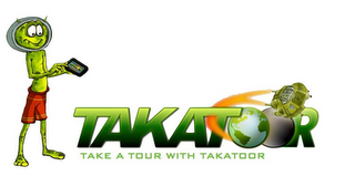 TAKATOOR TAKE A TOUR WITH TAKATOOR logo