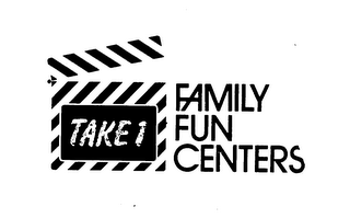 TAKE 1 FAMILY FUN CENTERS logo