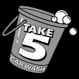 TAKE 5 CAR WASH logo