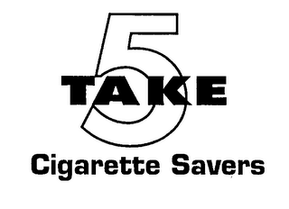 TAKE 5 CIGARETTE SAVERS logo