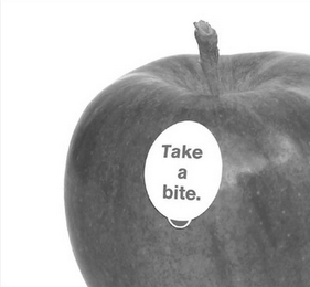TAKE A BITE. logo