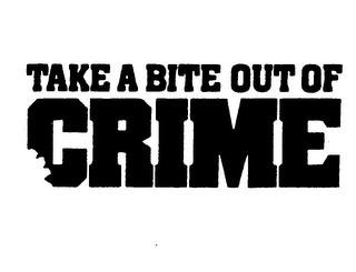 TAKE A BITE OUT OF CRIME logo