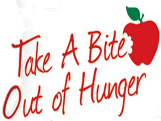 TAKE A BITE OUT OF HUNGER logo