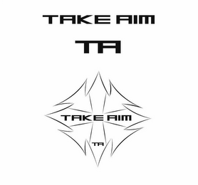 TAKE AIM TA TAKE AIM TA logo
