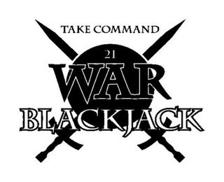 TAKE COMMAND 21 WAR BLACKJACK logo