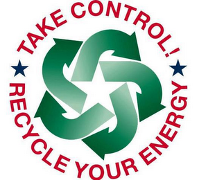 TAKE CONTROL! RECYCLE YOUR ENERGY logo
