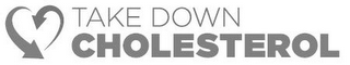 TAKE DOWN CHOLESTEROL logo