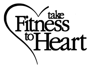 TAKE FITNESS TO HEART logo