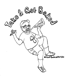 TAKE & GET BAKED #GETBAKEDAT420 logo