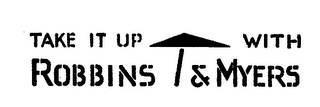 TAKE IT UP WITH ROBBINS & MYERS logo