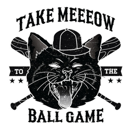TAKE MEEEOW TO THE BALLGAME logo
