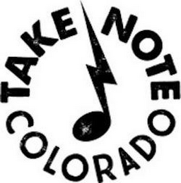 TAKE NOTE COLORADO logo