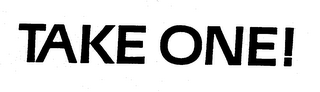 TAKE ONE! logo