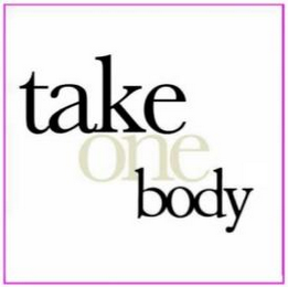 TAKE ONE BODY logo