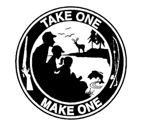 TAKE ONE MAKE ONE logo