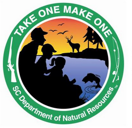 TAKE ONE MAKE ONE SC DEPARTMENT OF NATURAL RESOURCES logo