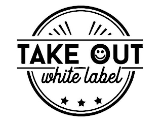 TAKE OUT WHITE LABEL logo