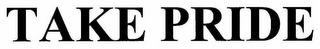 TAKE PRIDE logo