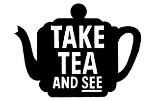 TAKE TEA AND SEE logo