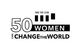 TAKE THE LEAD 50 WOMEN CAN CHANGE THE WORLD logo