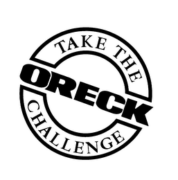 TAKE THE ORECK CHALLENGE logo