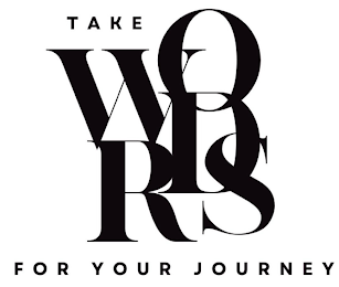TAKE WORDS FOR YOUR JOURNEY logo