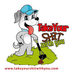 TAKE YOUR SHIT WITH YOU WWW.TAKEYOURSHITWITHYOU.COM logo