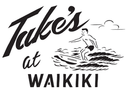 TAKE'S AT WAIKIKI logo