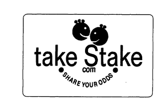 TAKESTAKE COM SHARE YOUR ODDS logo