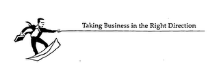 TAKING BUSINESS IN THE RIGHT DIRECTION logo
