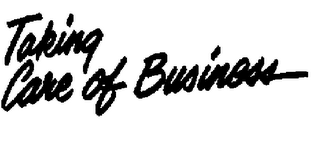 TAKING CARE OF BUSINESS logo
