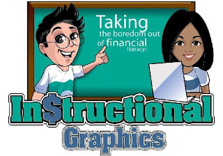 TAKING THE BOREDOM OUT OF FINANCIAL LITERACY! IN$TRUCTIONAL GRAPHICS logo