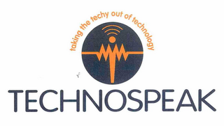 TAKING THE TECHY OUT OF TECHNOLOGY TECHNOSPEAK logo