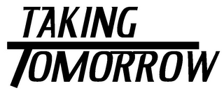 TAKING TOMORROW logo