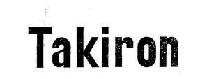 TAKIRON logo