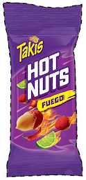TAKIS HOT NUTS FUEGO logo