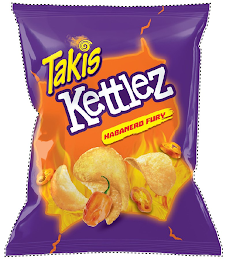 TAKIS KETTLEZ HABANERO FURY logo