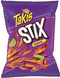 TAKIS STIX FUEGO logo
