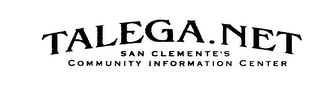 TALEGA.NET SAN CLEMENT'S COMMUNITY INFORMATION CENTER logo