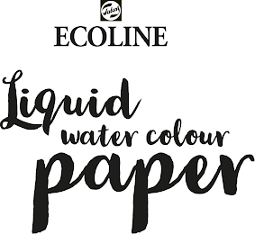 TALENS ECOLINE LIQUID WATER COLOUR PAPER logo