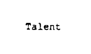 TALENT logo