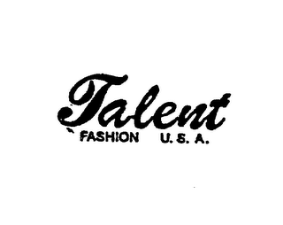 TALENT FASHION U.S.A. logo