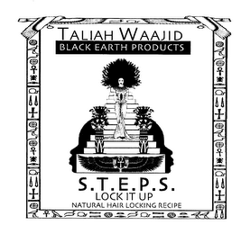 TALIAH WAAJID BLACK EARTH PRODUCTS LOCKIT UP NATURAL HAIR LOCKING RECIPE logo