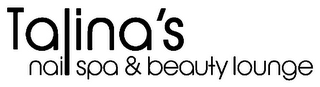 TALINA'S NAIL SPA & BEAUTY LOUNGE logo